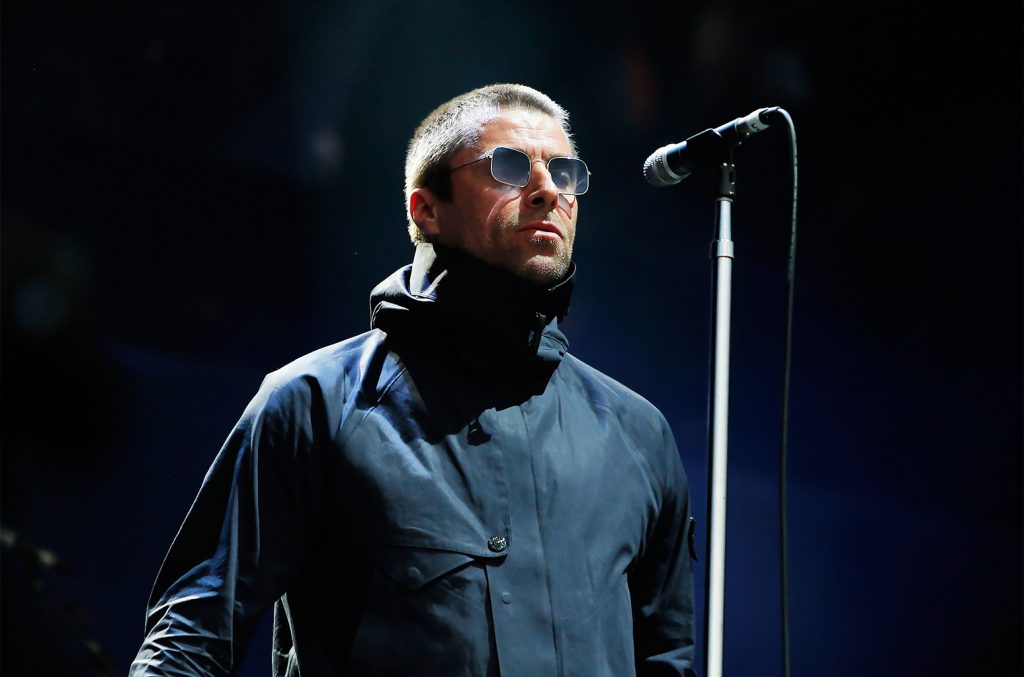 Liam Gallagher en el escenario