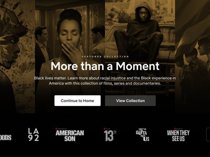 Black Lives Matter": Netflix estrena una nueva categoría para ...