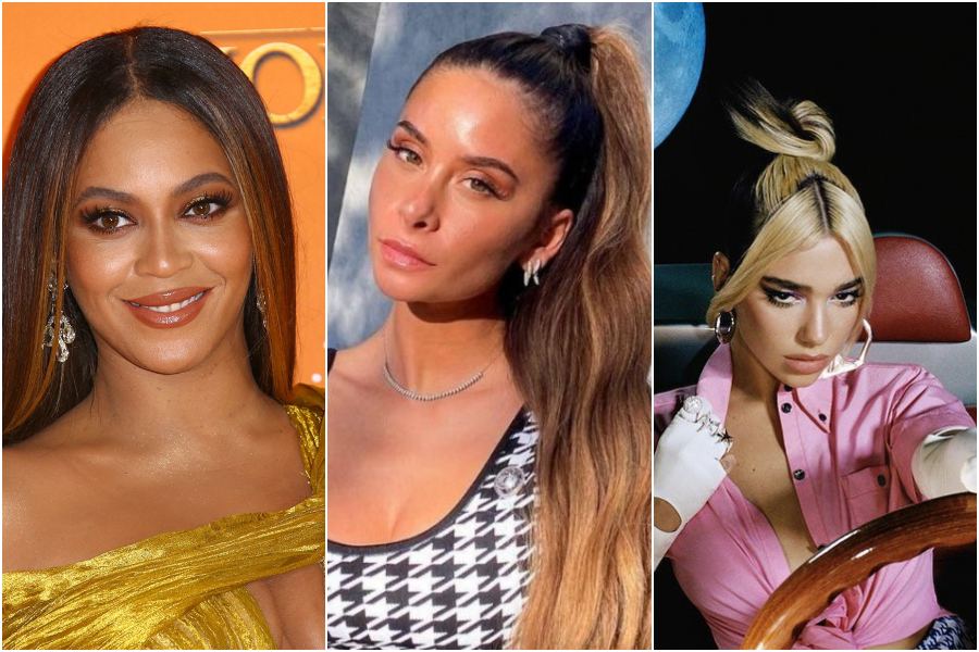 Imágen de Dua Lipa, Beyoncé y Camila Gallardo, artistas nominadas a los premios Grammy 2021